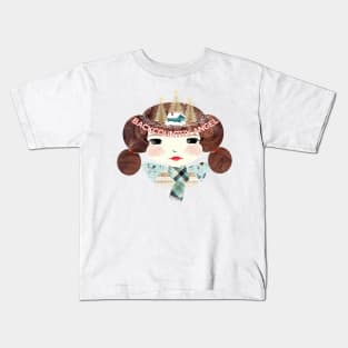 Christmas Angel Chloe--Backcountry Angel Kids T-Shirt